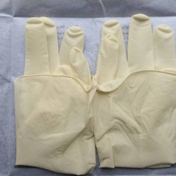 Перчатки латексные стерильные в индивидуальной упаковке размер М (7.5)
